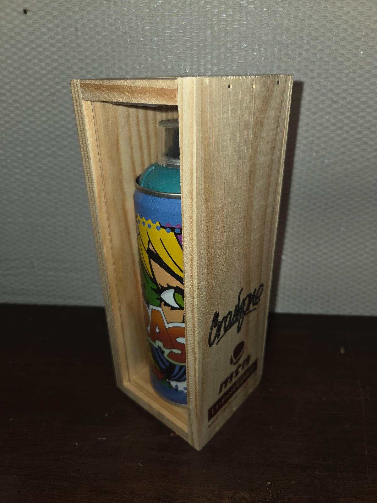 MTN "CRASH" Spray Paint, Ltd Edition Boxed Can - Turquoise