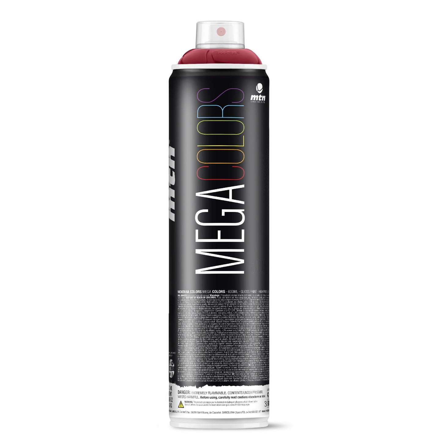 MTN Mega Spray Paint - 600mL - RV3004 - Bordeaux Red