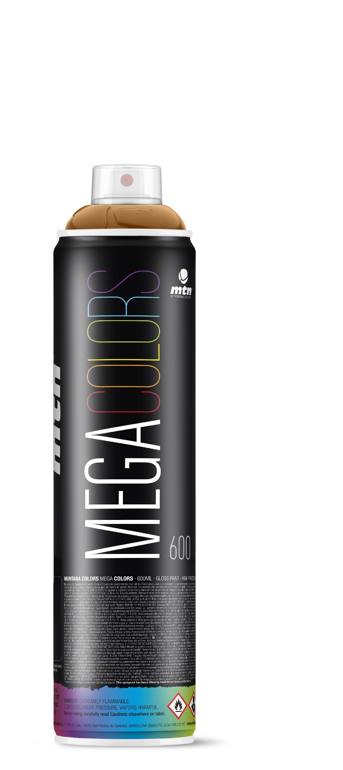 MTN Mega Spray Paint - 600ml - RV8002 - Toasted Brown