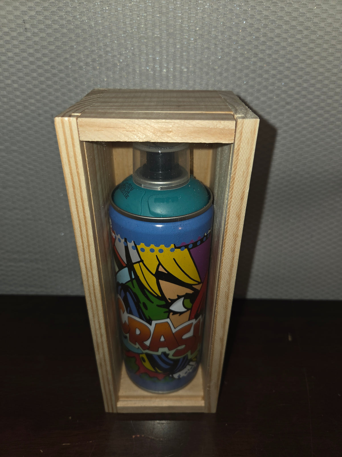 MTN "CRASH" Spray Paint, Ltd Edition Boxed Can - Turquoise