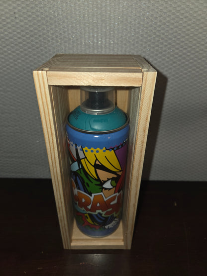 MTN "CRASH" Spray Paint, Ltd Edition Boxed Can - Turquoise