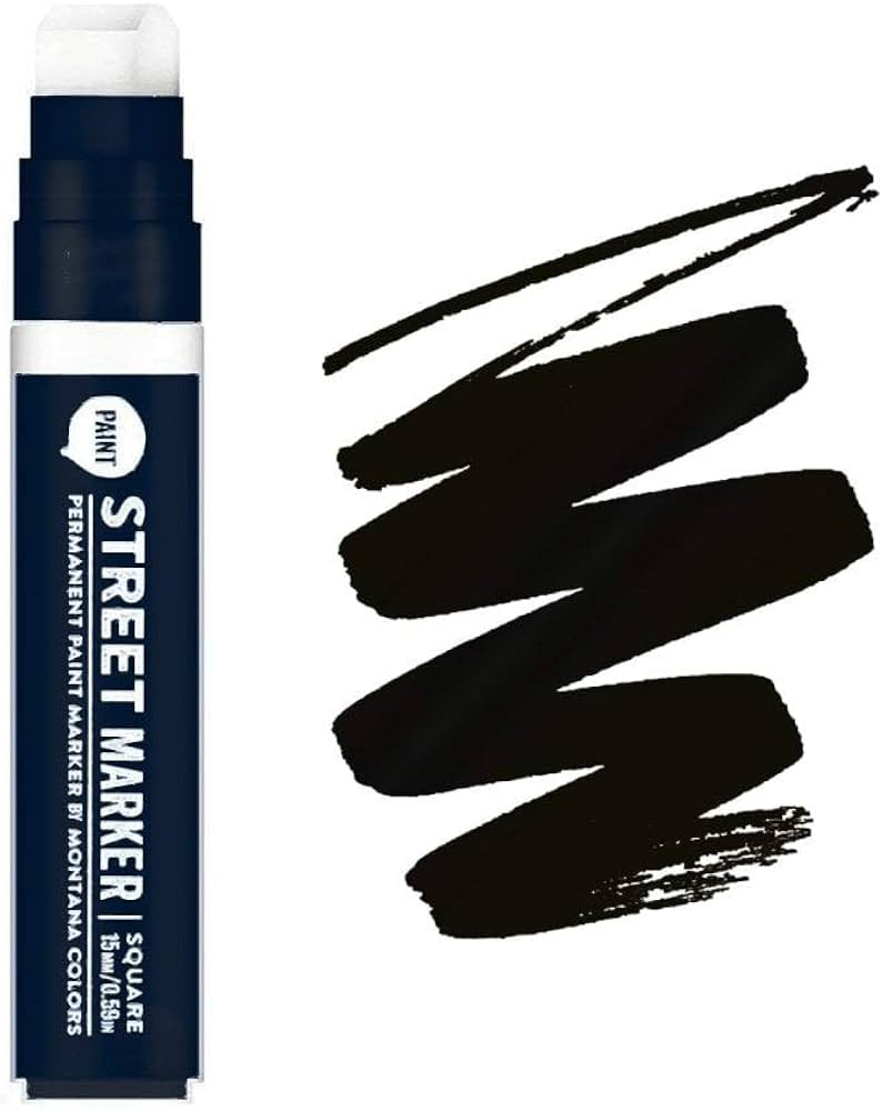 MTN Street Paint Marker - 15mm BLACK