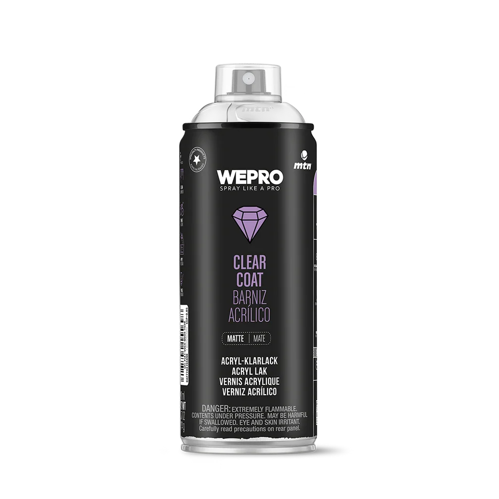 MTN WEPRO Spray Paint - Clear Coat 400ml (Acrylic Varnish)