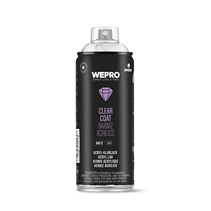MTN WEPRO Spray Paint - Clear Coat 400ml (Acrylic Varnish)