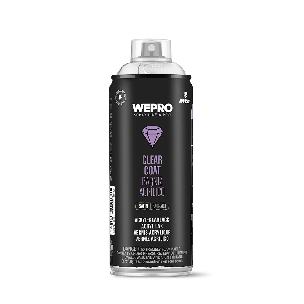 MTN WEPRO Spray Paint - Clear Coat 400ml (Acrylic Varnish)