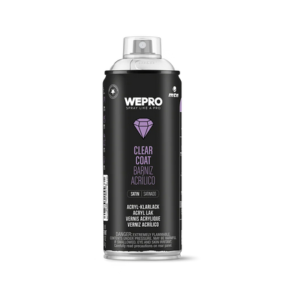 MTN WEPRO Spray Paint - Clear Coat 400ml (Acrylic Varnish)