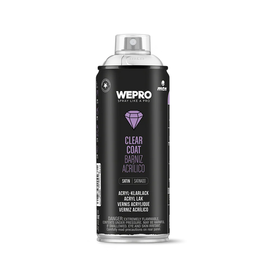 MTN WEPRO Spray Paint - Clear Coat 400ml (Acrylic Varnish)