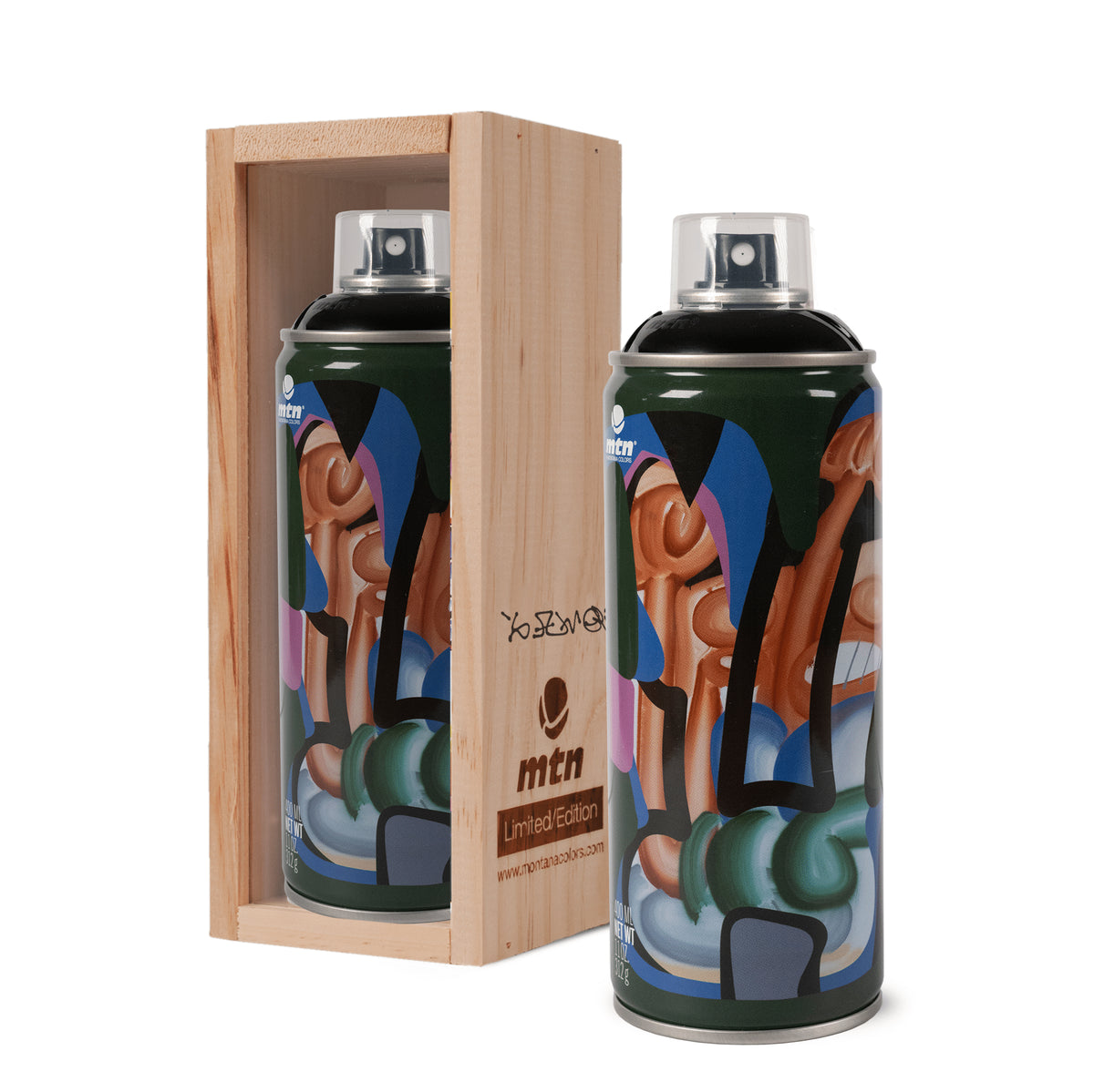 MTN ‘SAWE’ Spray Paint, Ltd Edition Boxed Can - Gloss Black