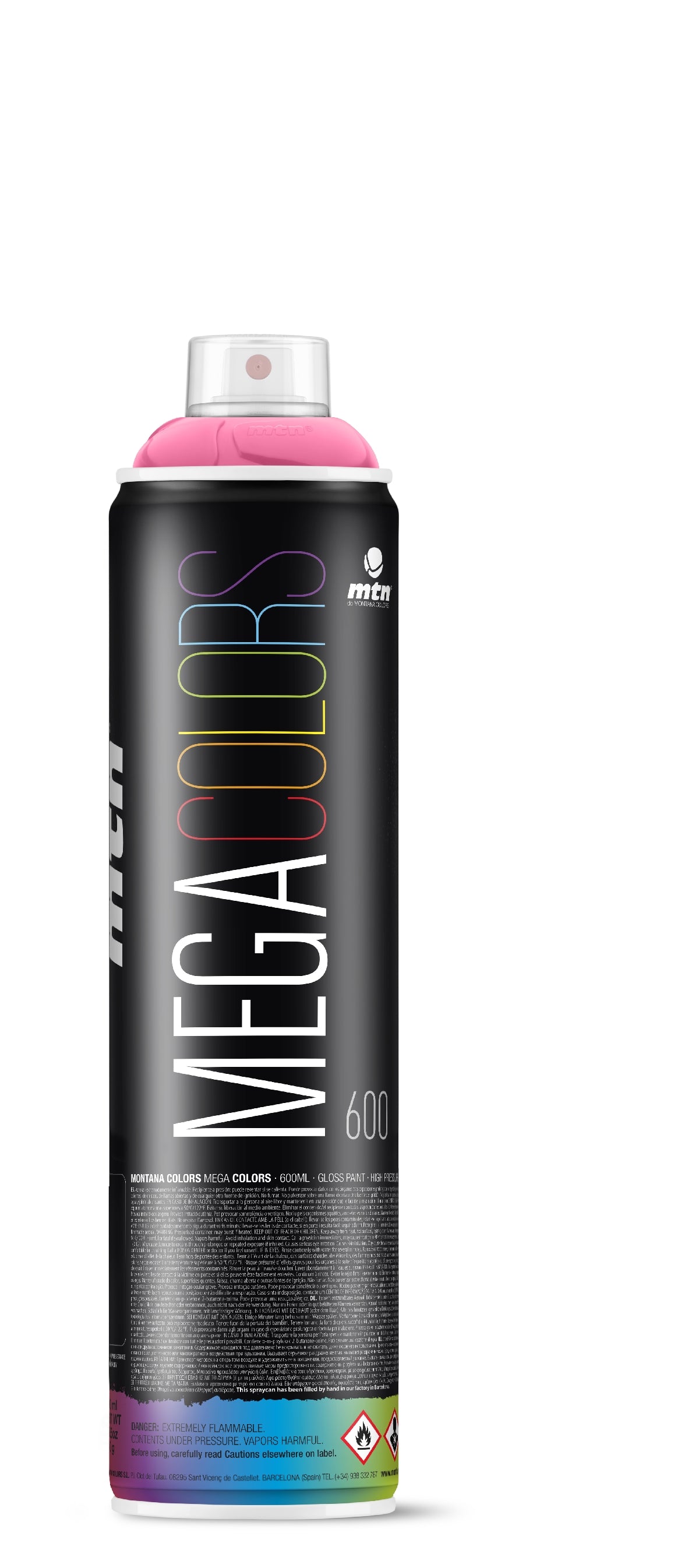 MTN Mega Spray Paint - 600ml - RV211 - Love Pink