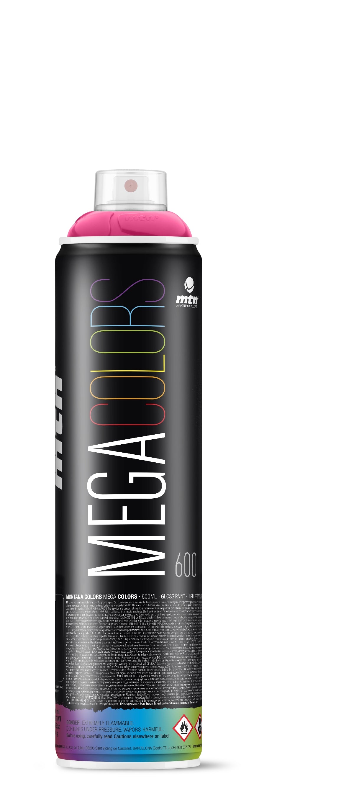 MTN Mega Spray Paint - 600ml - RV4010 - Magenta