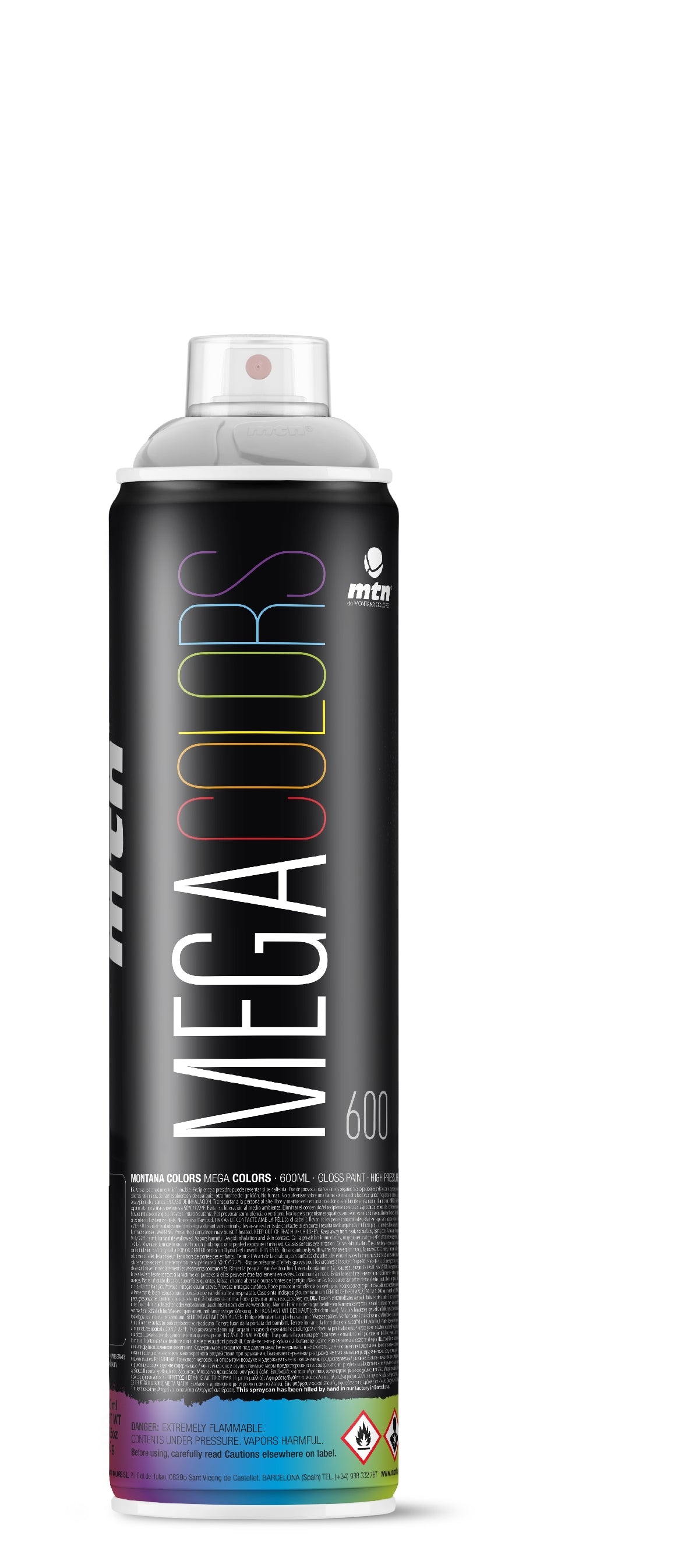 MTN Mega Spray Paint - 600ml - RV7040 - Pearl Grey