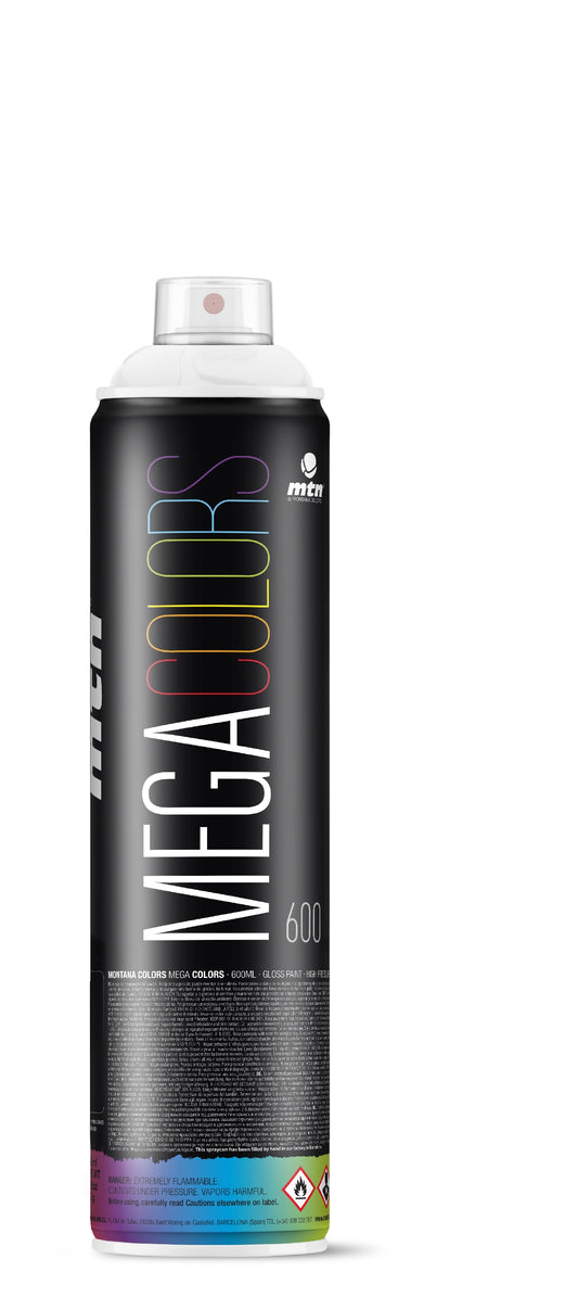 MTN Mega Spray Paint - 600ml - RV9010 - White