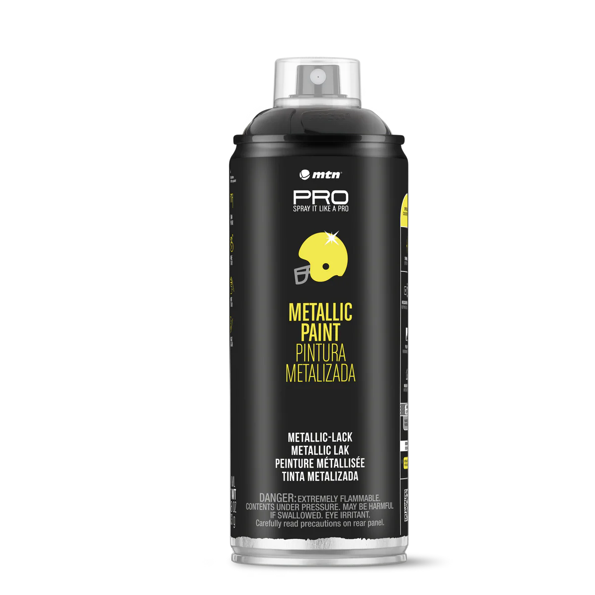 MTN PRO Spray Paint - Metallic Black 400ml