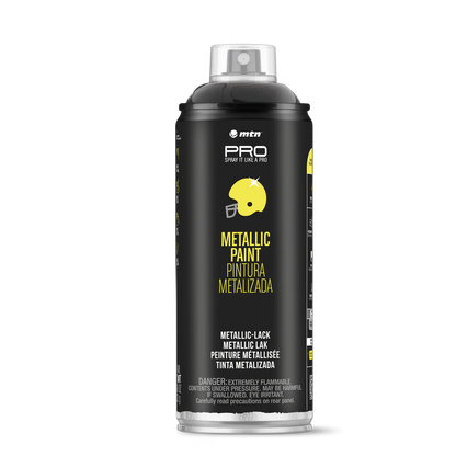 MTN PRO Spray Paint - Metallic Black 400ml
