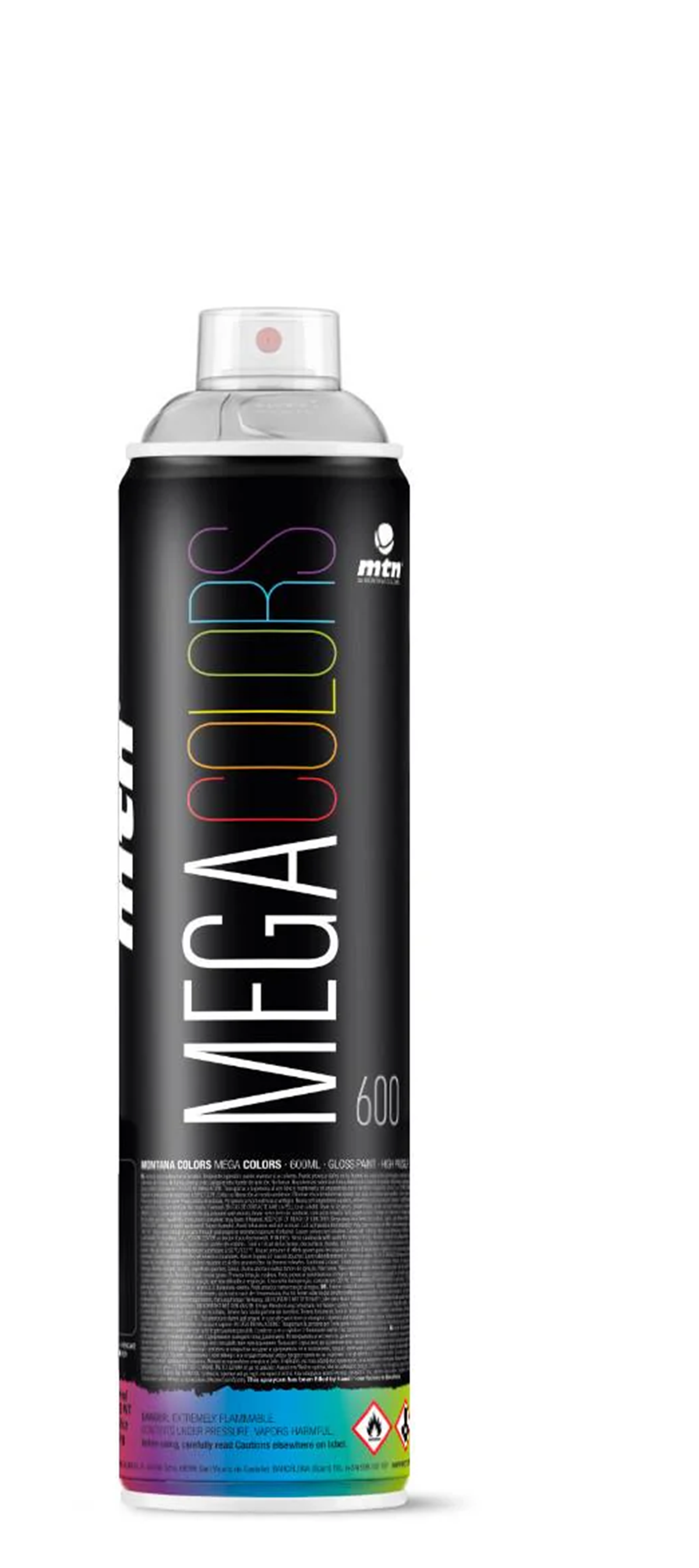 MTN Mega Spray Paint - 600ml - Silver Chrome