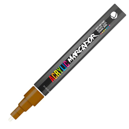 MTN MARCADOR - 1mm MAROON BROWN